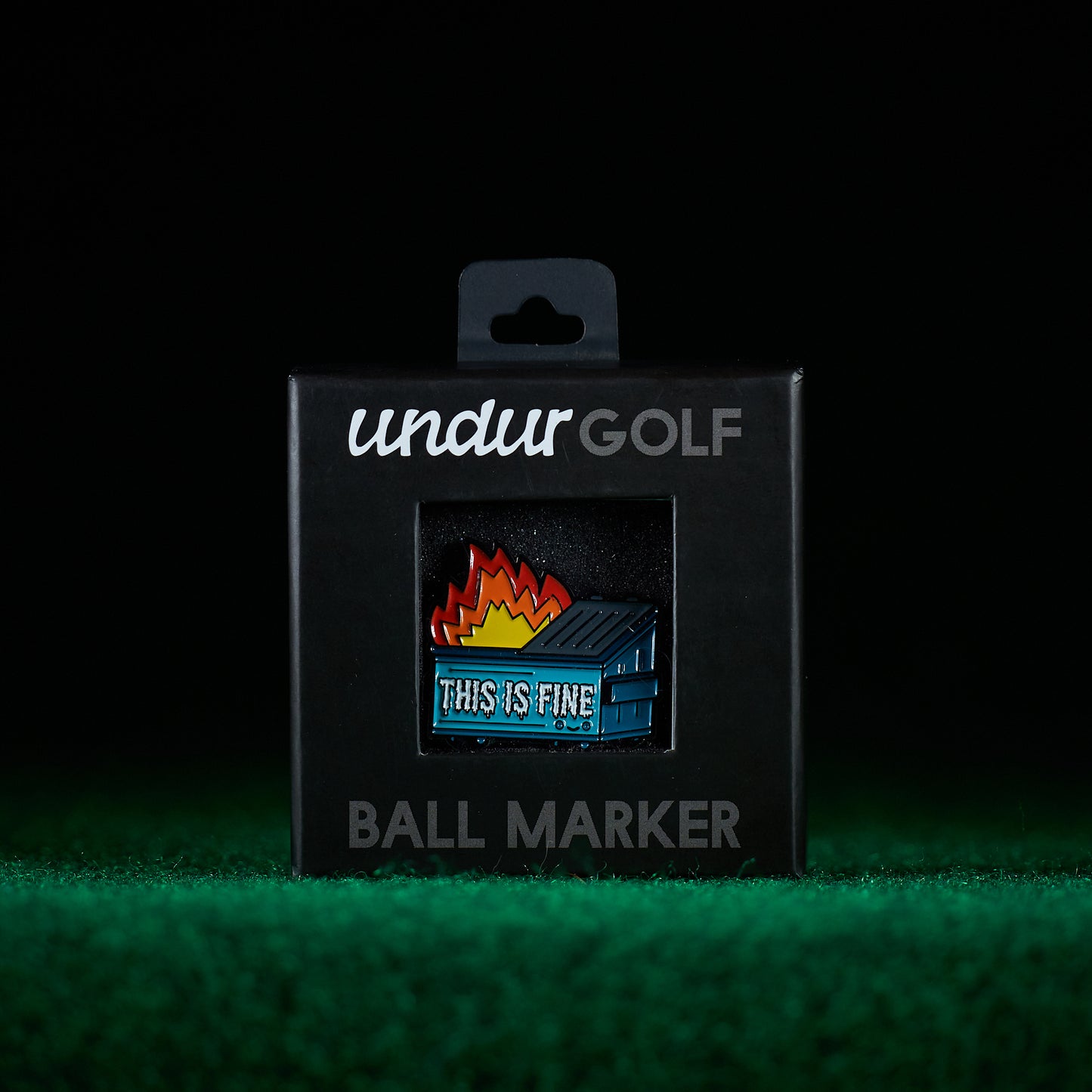 Dumpster Fire Ball Marker